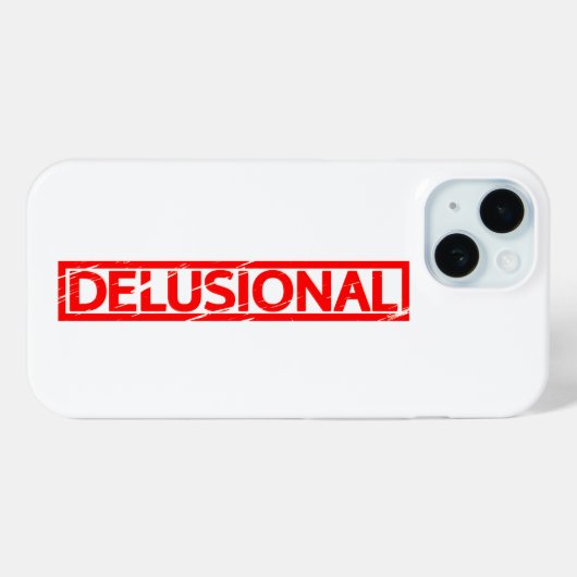 Delusional Stamp Case-Mate iPhone Case (Achterkant (horizontaal))