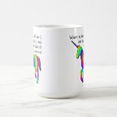 Delusional Unicorn Funny Mug Koffiemok (Center)