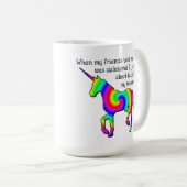 Delusional Unicorn Funny Mug Koffiemok (Voorkant rechts)