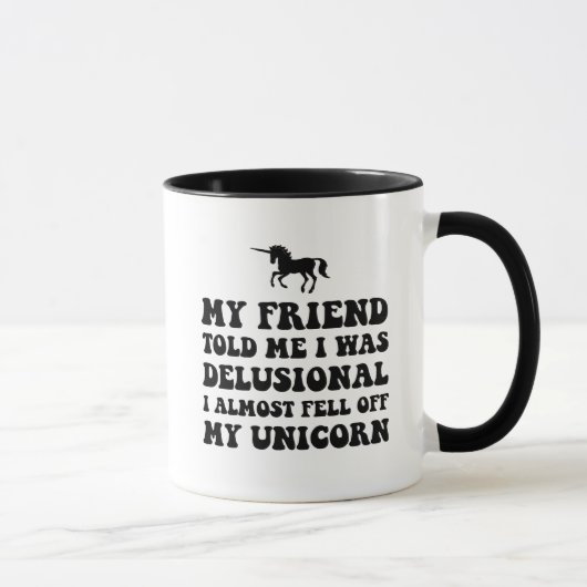 Delusional Unicorn Mok (Rechts)