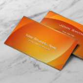 Deluxe Abstracte Oranje achtergrond Visitekaartje