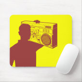 Deluxe Boom Box Mousepad Muismat (Met muis)