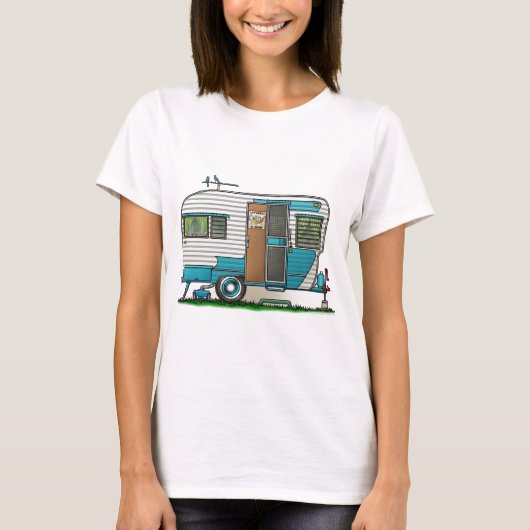 Deluxe Camper Trailer T-shirt (Voorkant)