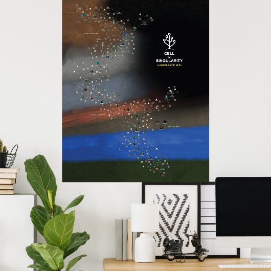 Deluxe Cell to Singularity Poster (Thuiskantoor)