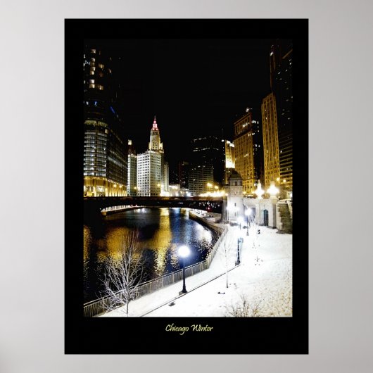 Deluxe Chicago Winter Poster (Voorkant)