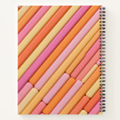 Deluxe Custom Pastel geometrisch Notitieboek – Abs (Achterkant)