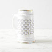Deluxe Floral Beer Stein Bierpul (Voorkant links)