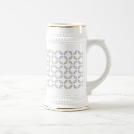 Deluxe Floral Beer Stein Bierpul