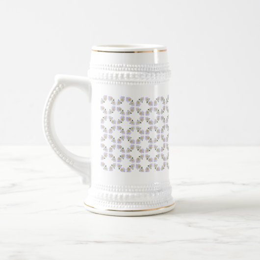 Deluxe Floral Beer Stein Bierpul (Links)