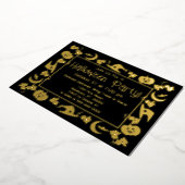 Deluxe Fun 5 x 7 Folie Halloween Uitnodiging (Gedraaid)