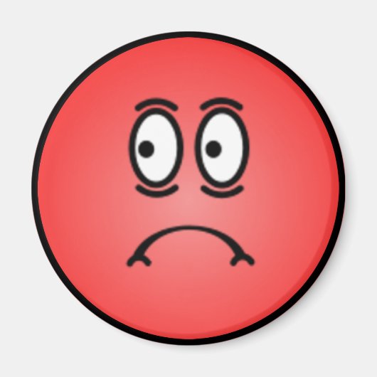 Deluxe Gekke Smiley gezichten Magneet (Voorkant)