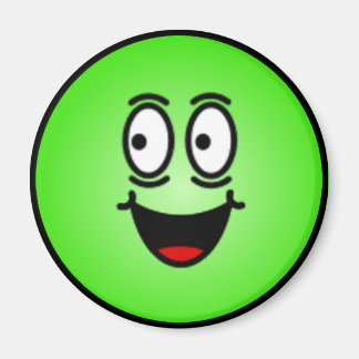 Deluxe Gekke Smiley gezichten Magneet