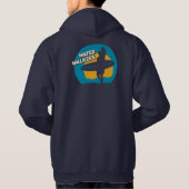 Deluxe Hoodie voor en achter Adult (Achterkant)