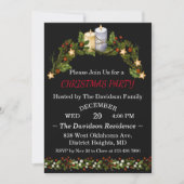 Deluxe Kerst Botanicals Party Kaart (Voorkant)