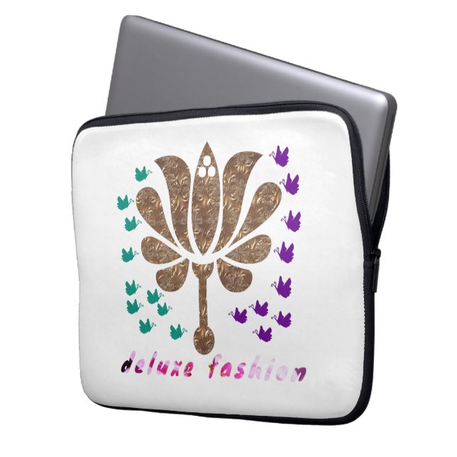 deluxe mode laptop sleeve (Voorkant Links)