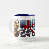 Deluxe Mok voor Samurai Coffee, groot onderwater (Voorkant links)