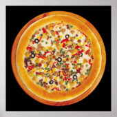Deluxe Pizza Poster (Voorkant)