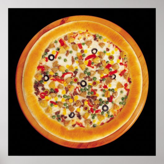 Deluxe Pizza Poster (Voorkant)