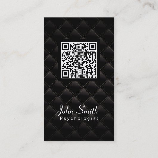 Deluxe QR Code Psycholoog Visitekaartje (Voorkant)
