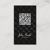 Deluxe QR-code Real Estate Broker Visitekaartje (Voorkant)