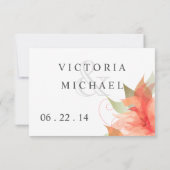 Deluxe RSVP Oranje Peach Floral (Achterkant)