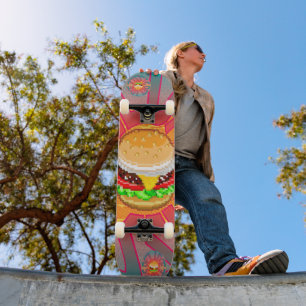Deluxe Sizzle Burger Persoonlijk Skateboard