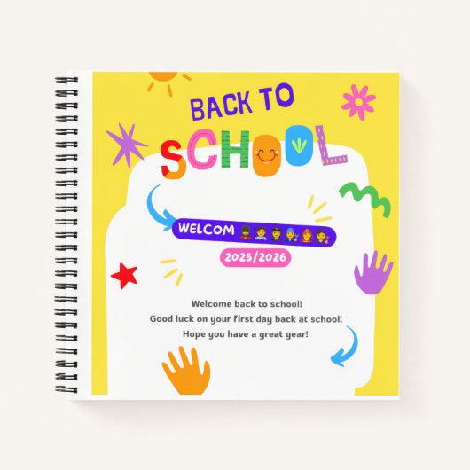 Deluxe Spiral Notitieboek school 2015/2026 (Voorkant)