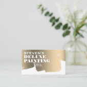 Deluxe stijlschilder visitekaartje (Staand voorkant)