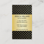 Deluxe | Stippen | Gouden 2 Visitekaartje (Achterkant)