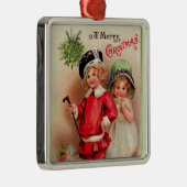 Deluxe Victoriaans kerstversiering voor kinderen Metalen Ornament (Rechts)