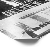 Delview Dairy bij nacht Foto Afdruk (Hoek)