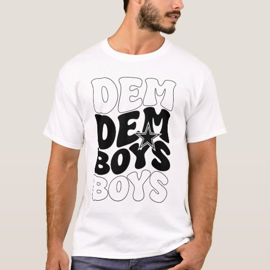 Dem Boys Grafische T-Shirt (Voorkant)