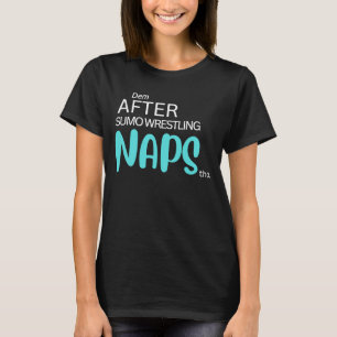 Dem na Sumo-wrijvingskranen t la T-shirt