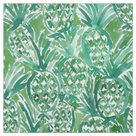 DEM PINEAPPLES Tropische Waterverf Patroon Stof