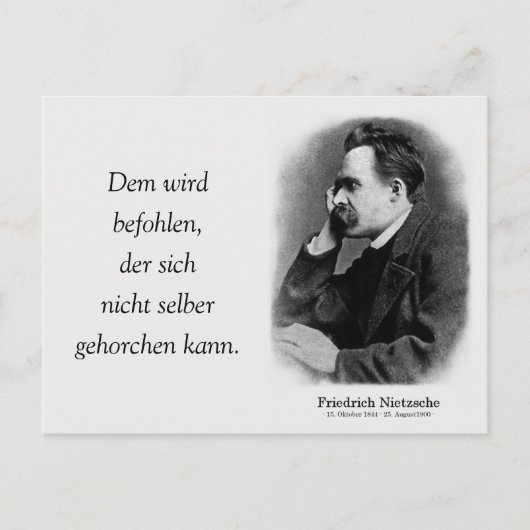 Dem wird befohlen briefkaart (Voorkant)