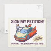 Demand Fins. Briefkaart (Voorkant / Achterkant)