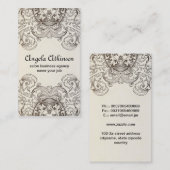 demarceren visitekaartje (Voorkant / Achterkant)