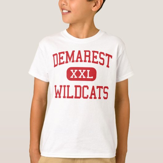 Demarest - Wildcats - Middle - Demarest New Jersey T-shirt (Voorkant)