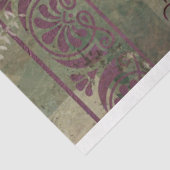 Demask bloemige shabby chic textuur effect patroon tissuepapier (Detail)