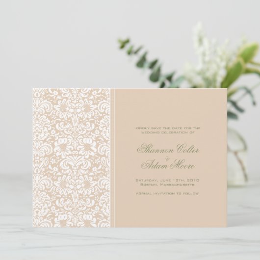 demask save the date (Staand voorkant)