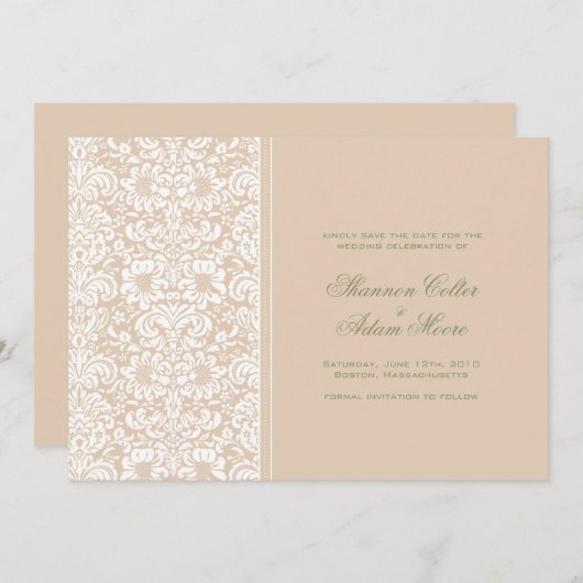 demask save the date (Voorkant / Achterkant)