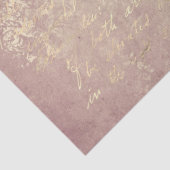 demask, script gold en roze distantieert zich tissuepapier (Detail)