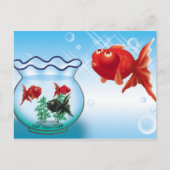 Demekin-Telescope Goldfish- Briefkaart (Voorkant)