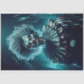 Demente enge griezelige clown decoupage papier (Voorkant)