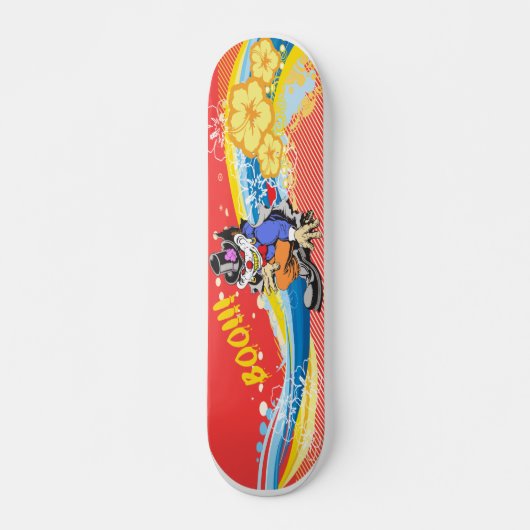 Demented Clown Persoonlijk Skateboard (Voorkant)