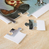 Demented Clown Robot Puzzle Legpuzzel (Zijkant)