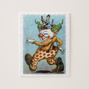 Demented Clown Robot Puzzle Legpuzzel