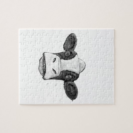 Demented-Koe Legpuzzel (Horizontaal)