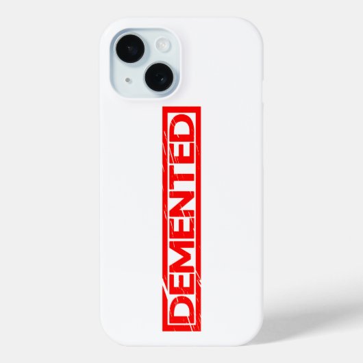 Demented Stamp Case-Mate iPhone Case (Achterkant)