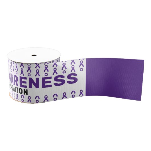 Dementia Awareness Pattern Ribbon Grosgrain Lint (Spoel)